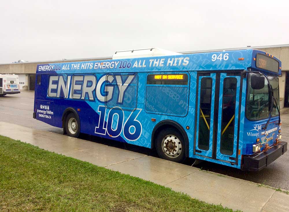 Bus Wraps Perforated Window Decals