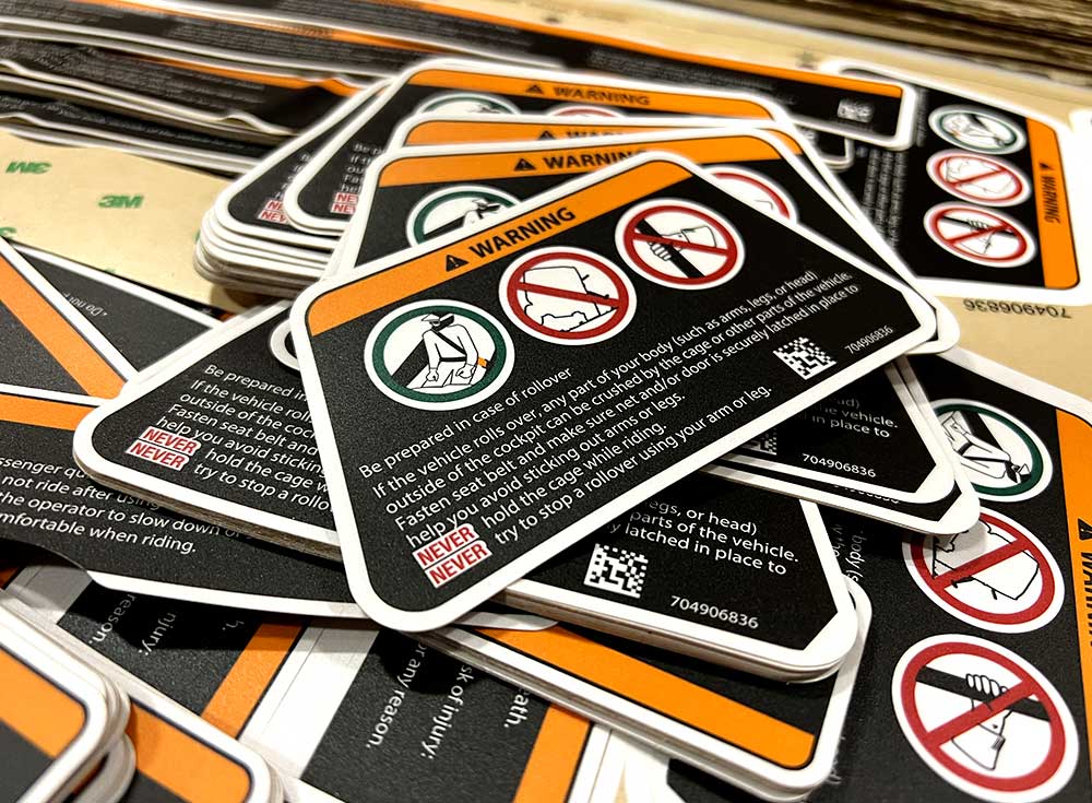 OEM Decals Safety Warning Decals OEM Decals Safety Warning Decals