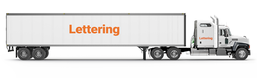 Truck Wraps Lettering
